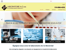 Tablet Screenshot of laboratoirea-z.com